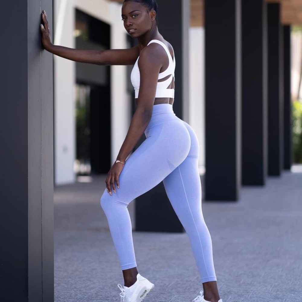 NVGTN Periwinkle Contour Seamless Leggings